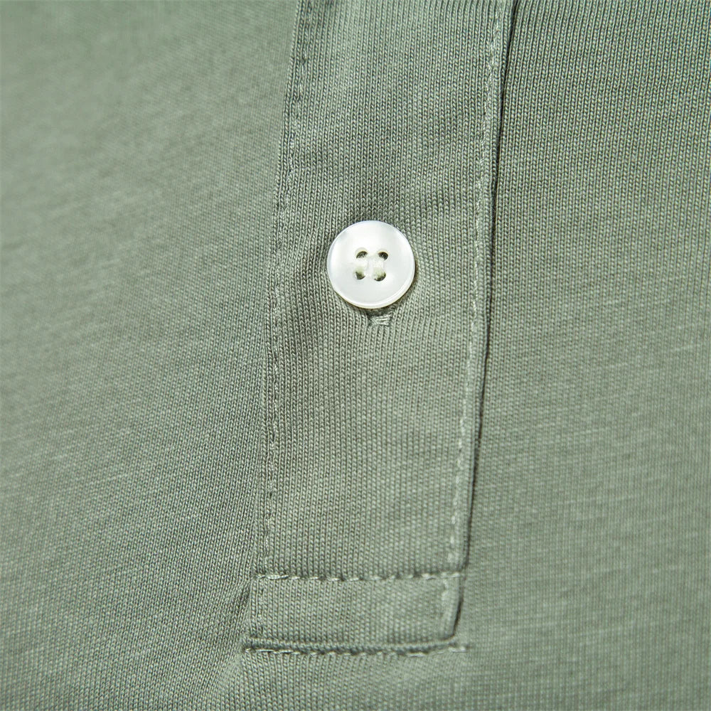 Men's Polo Shirt White 100% Cotton