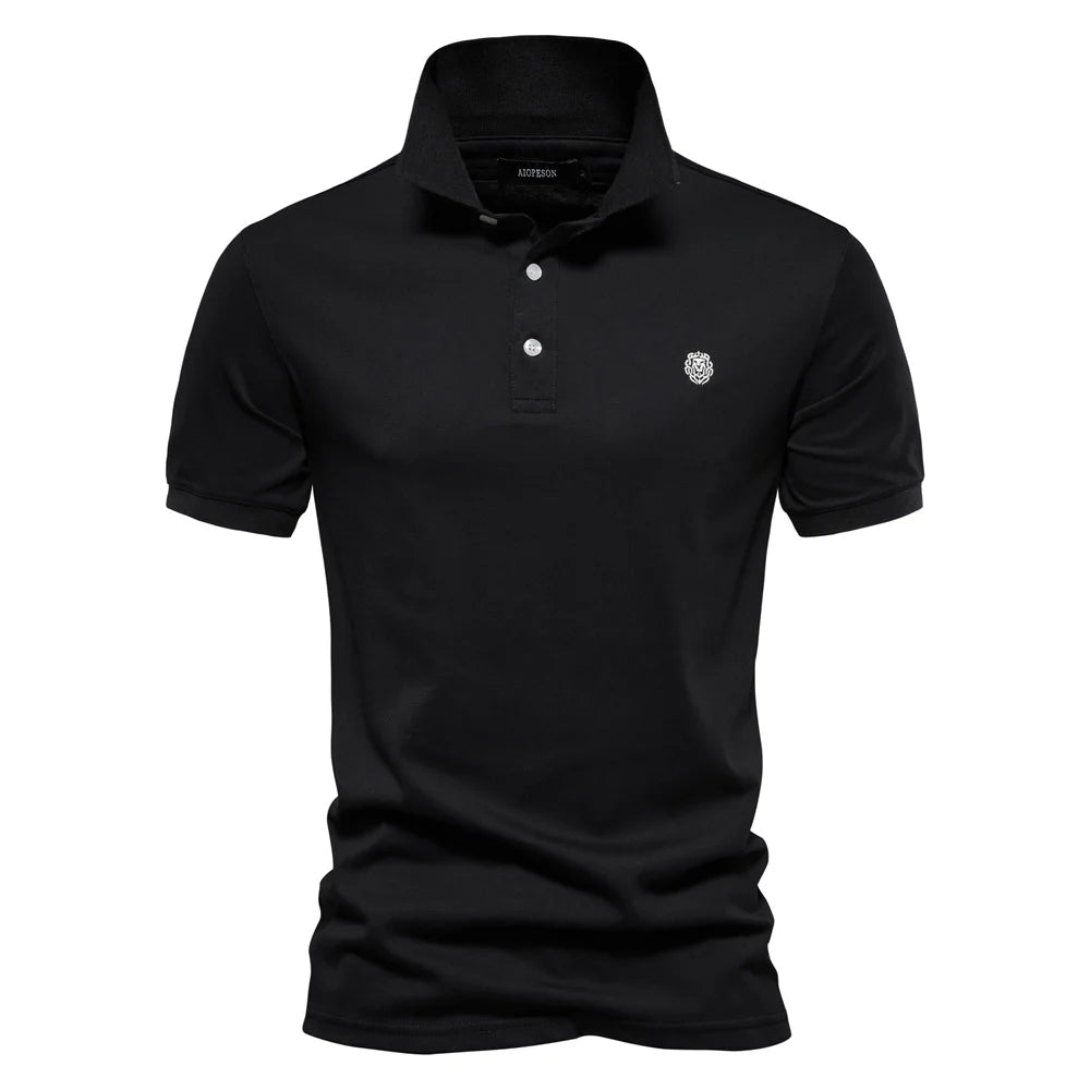 Men's Polo Shirt White 100% Cotton
