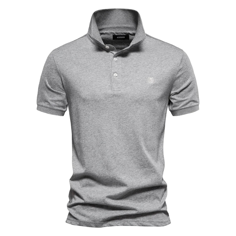 Men's Polo Shirt White 100% Cotton