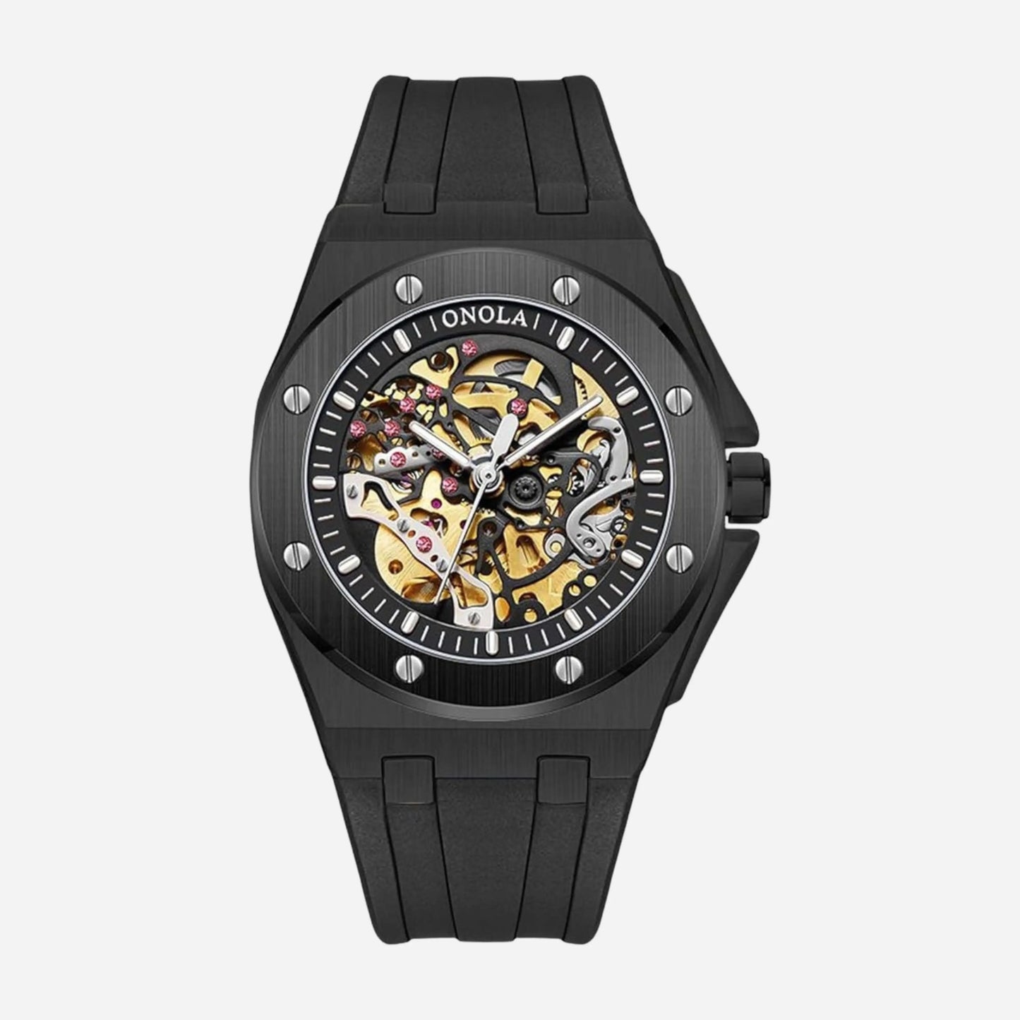Men's Prince Oak Watch Brown Leather 6