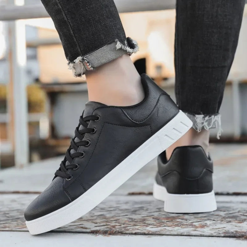 Men's Sneakers Black Breathable Fabric