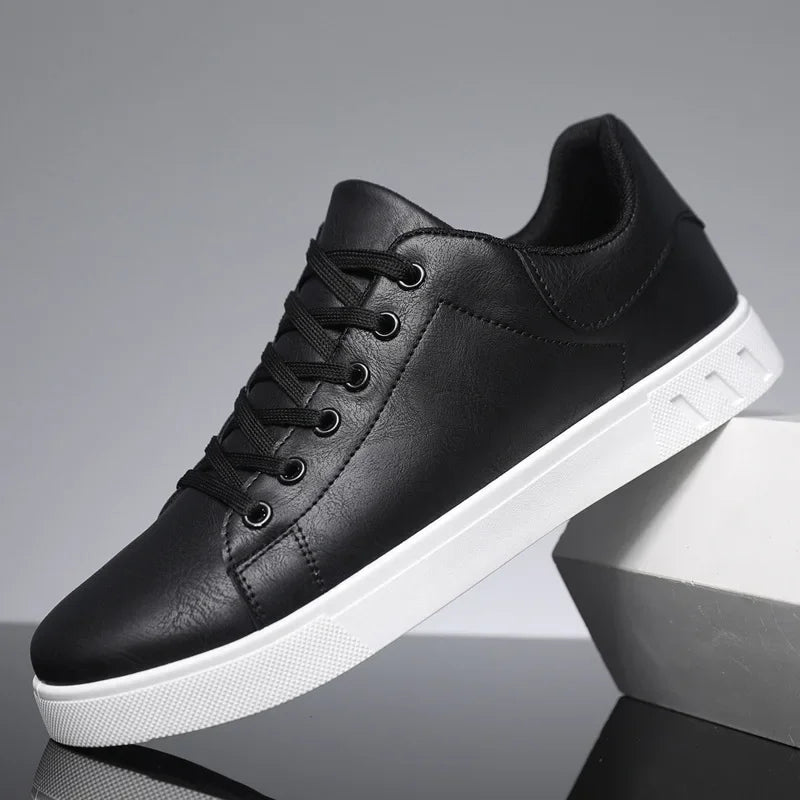 Men's Sneakers Black Breathable Fabric