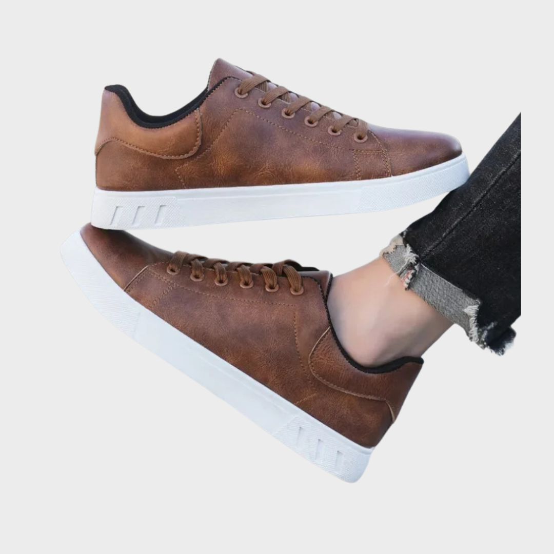 Men's Sneakers Black Breathable Fabric