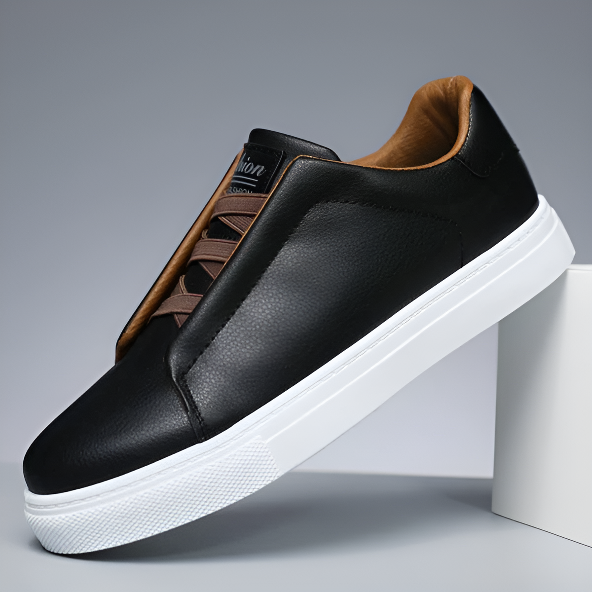 Men's Sneakers Black Eco-Friendly Material
