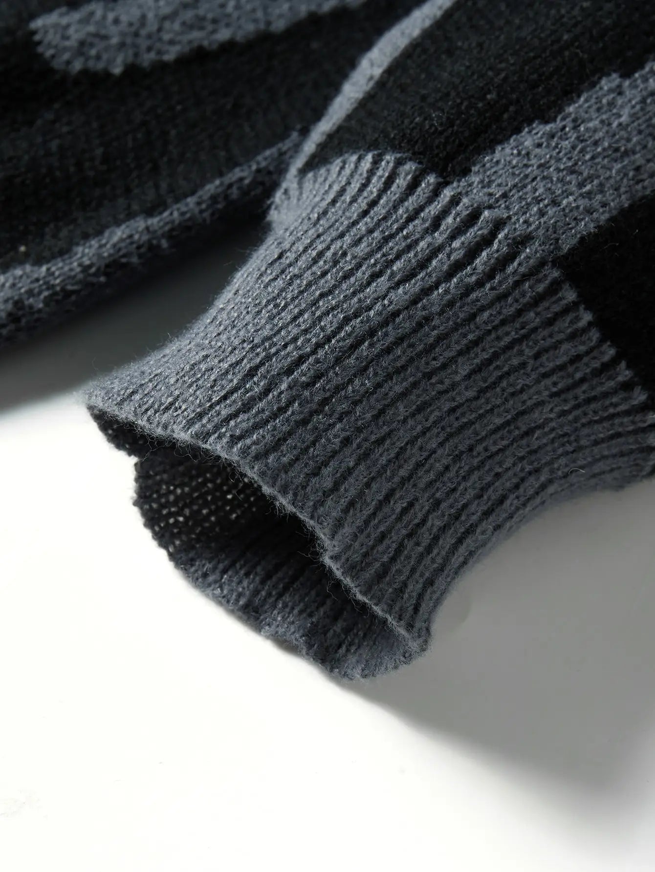 Men's Sweater Blue Cotton Blend 2