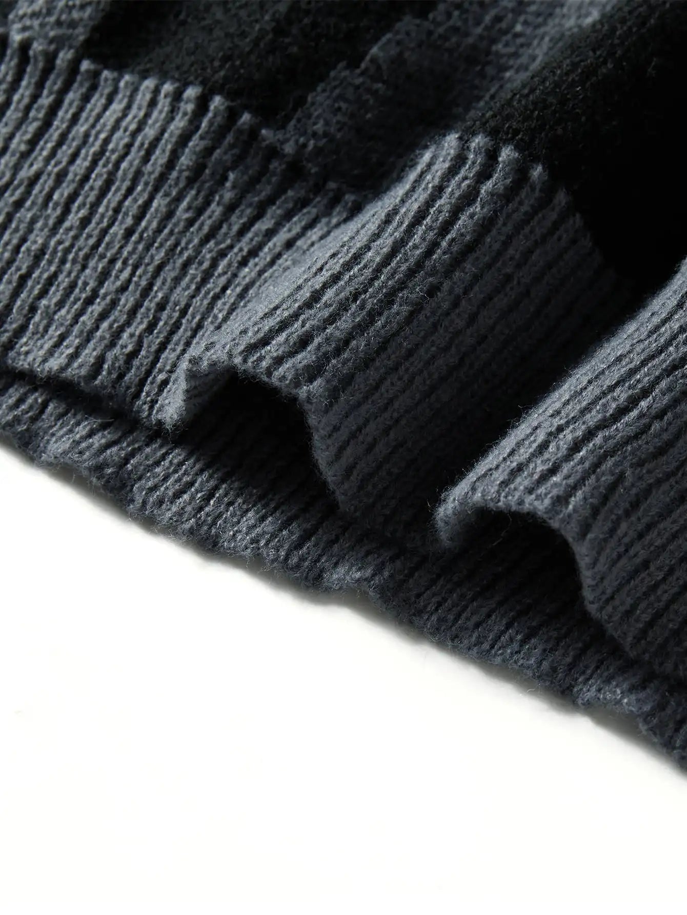 Men's Sweater Blue Cotton Blend 3