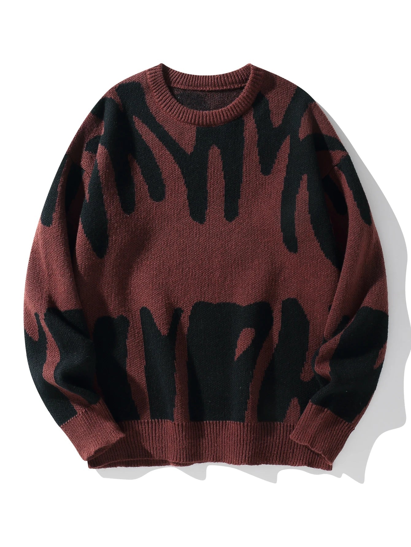 Men's Sweater Blue Cotton Blend 5