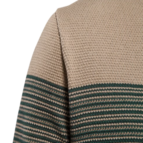 Men's Sweater Gray Cotton Blend Tailored Fit 5