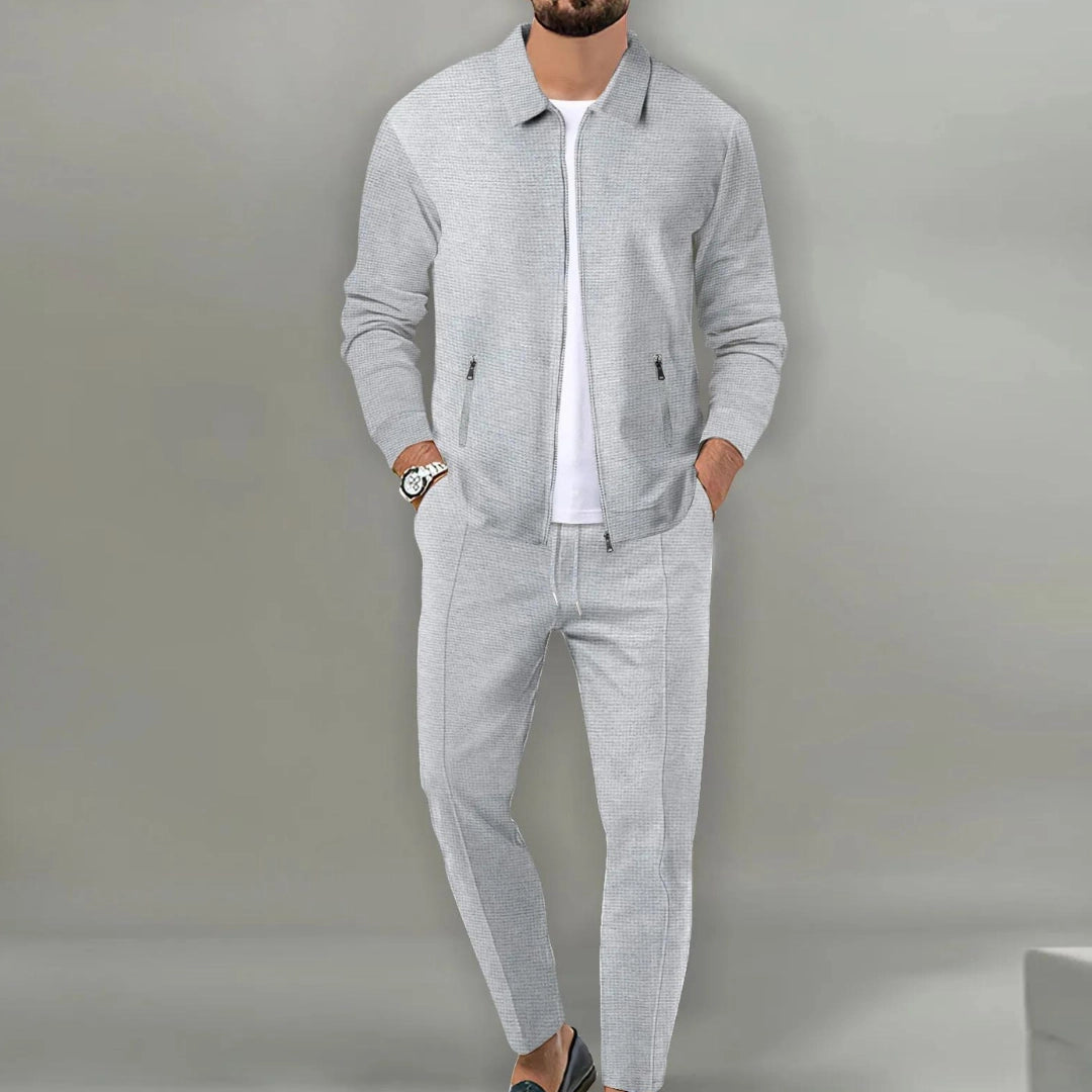 Men's Tracksuit Co-ord Black Lightweight Polyester 3