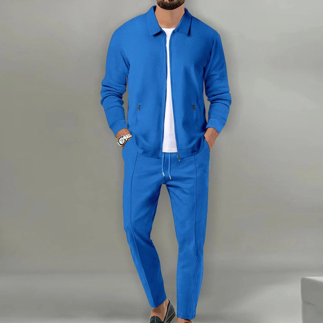 Men's Tracksuit Co-ord Black Lightweight Polyester 4