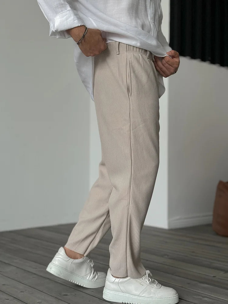 Men's Trousers Beige Premium Fabric 1