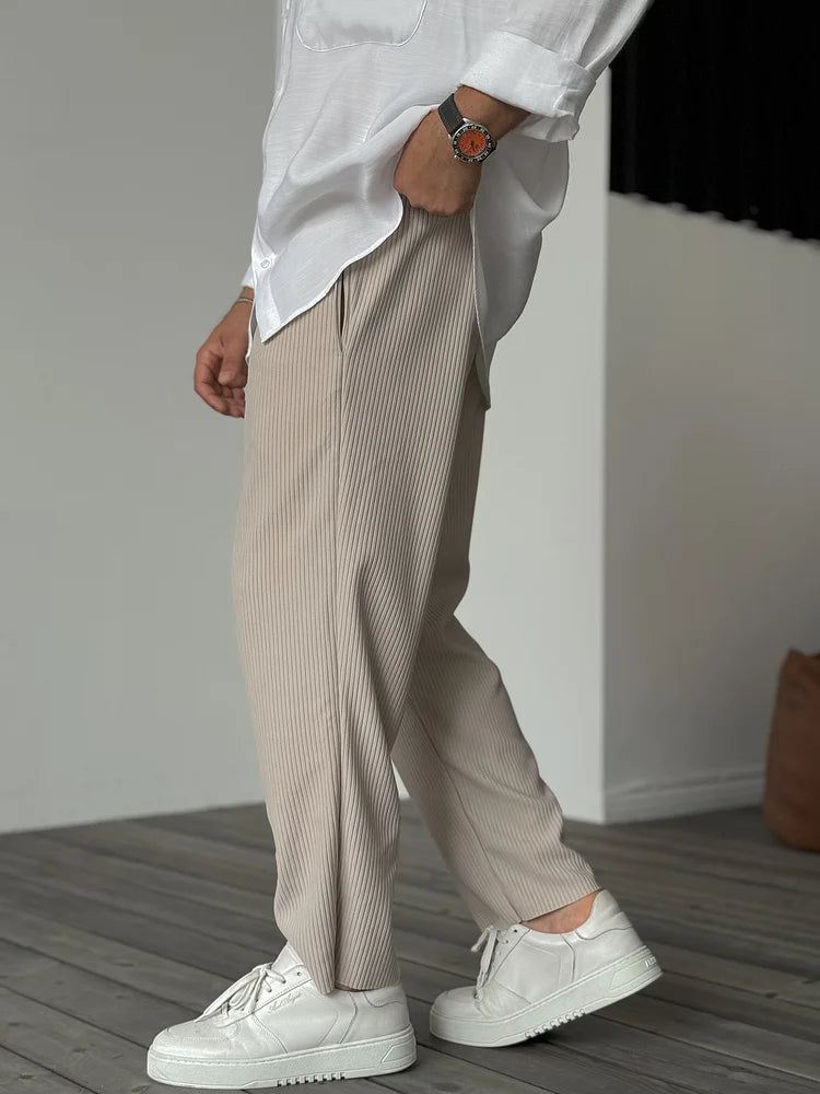 Men's Trousers Beige Premium Fabric 2