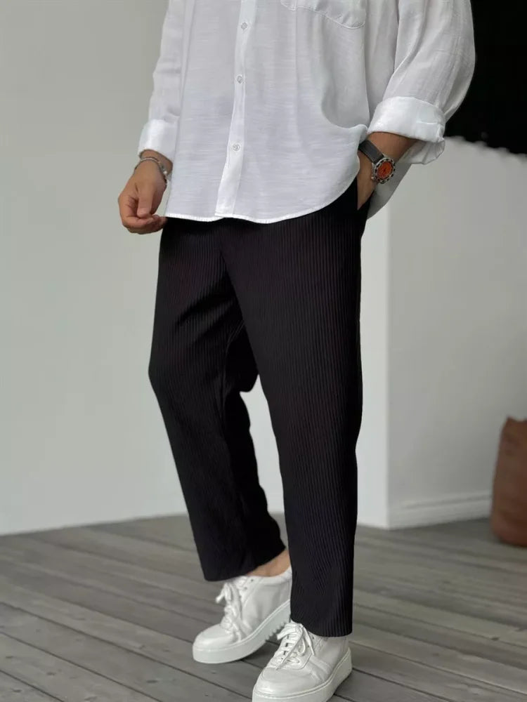 Men's Trousers Beige Premium Fabric 6