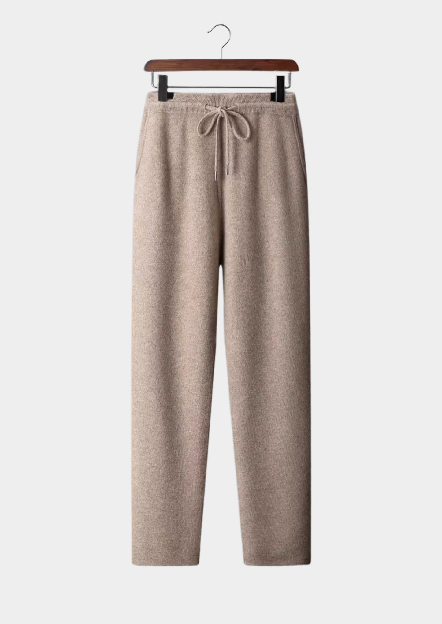 Men's Trousers Grey Extra-Fine Merino Wool 3