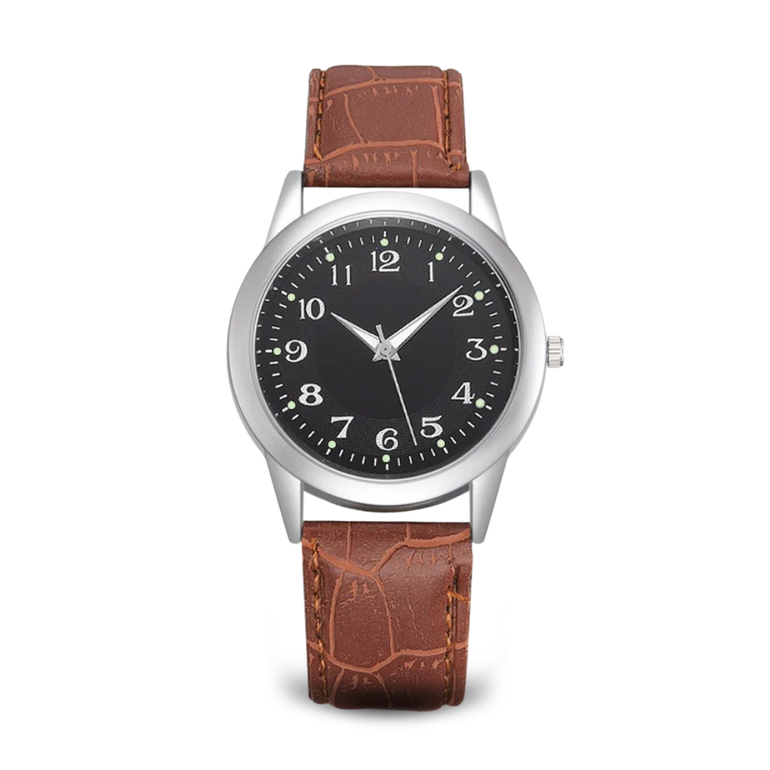 Men's Watch Silver Stainless Steel Minimalist Design