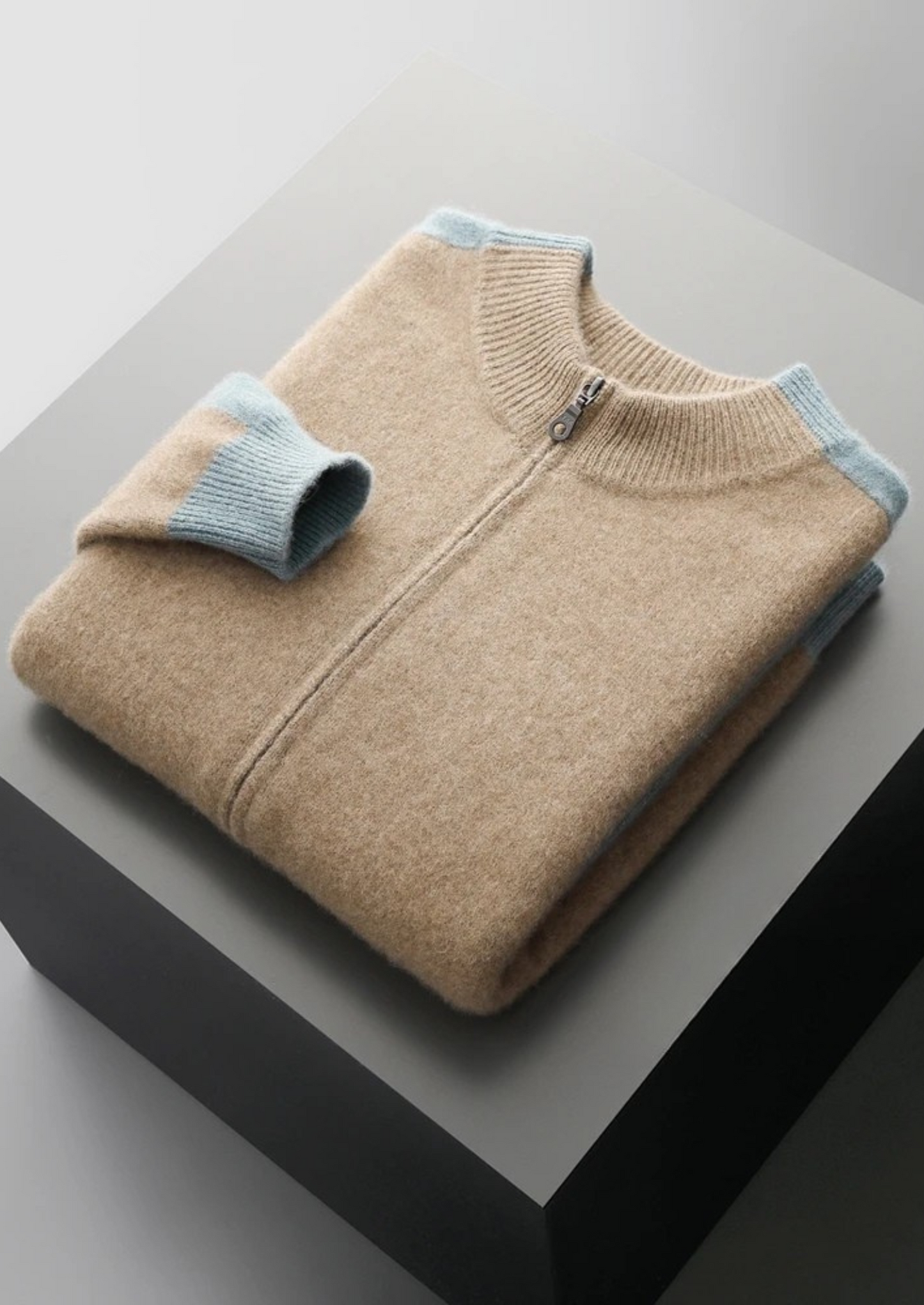 Men's Zip Cardigan Extra-Fine Merino Wool Lightweight Warm 4