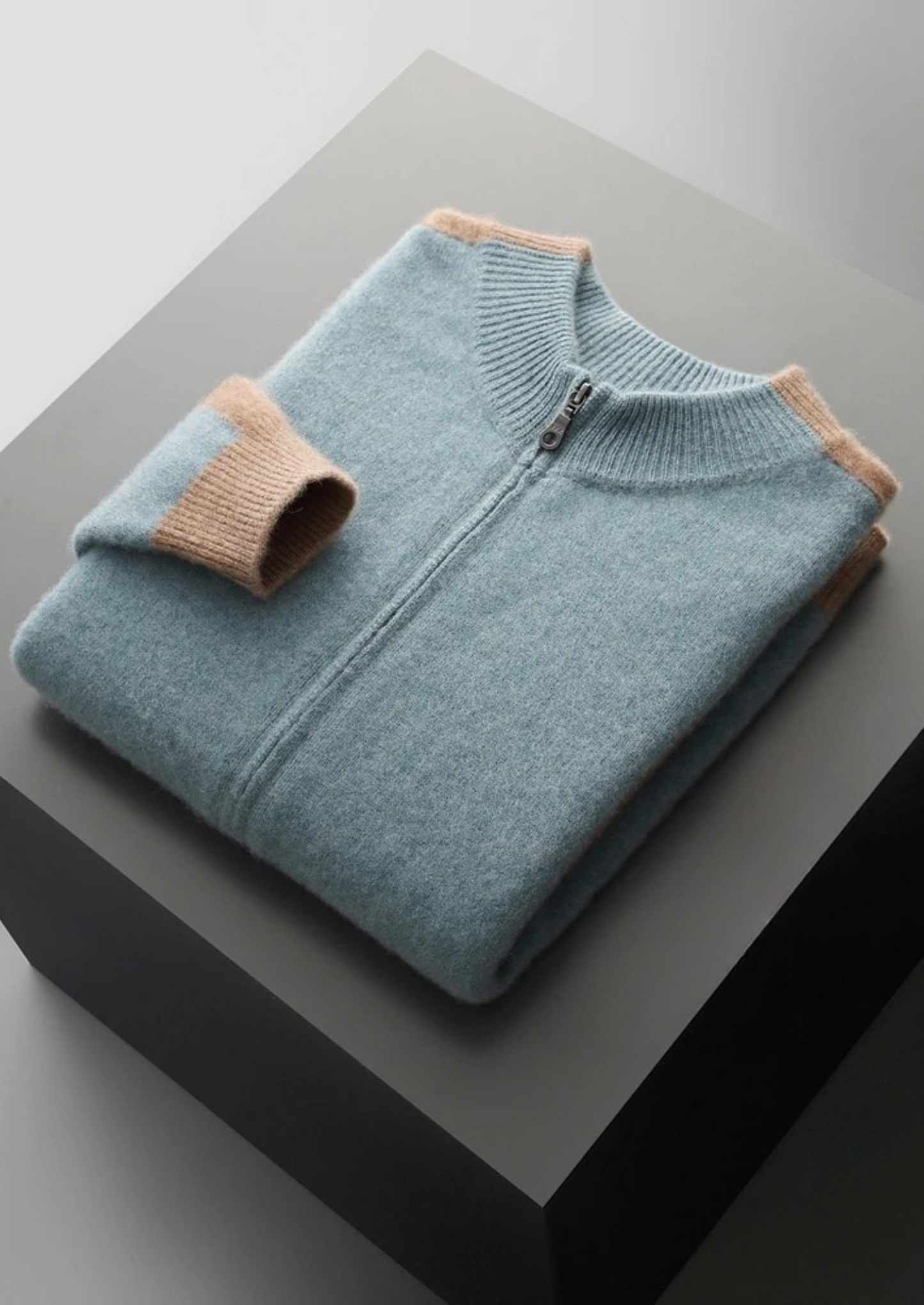 Men's Zip Cardigan Extra-Fine Merino Wool Lightweight Warm 5