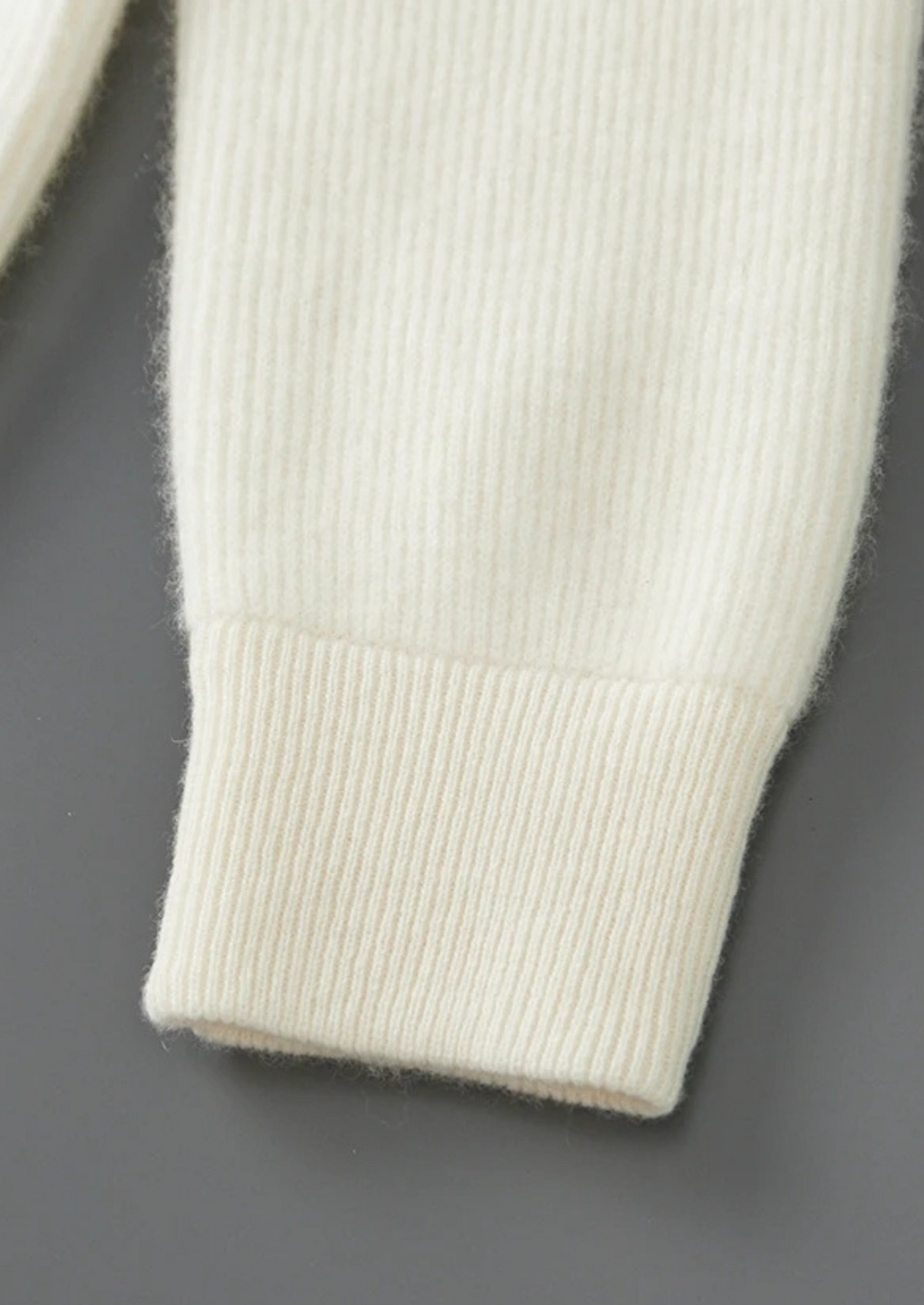 Men's Zip Up Cardigan Grey Extra-Fine Merino Wool 7