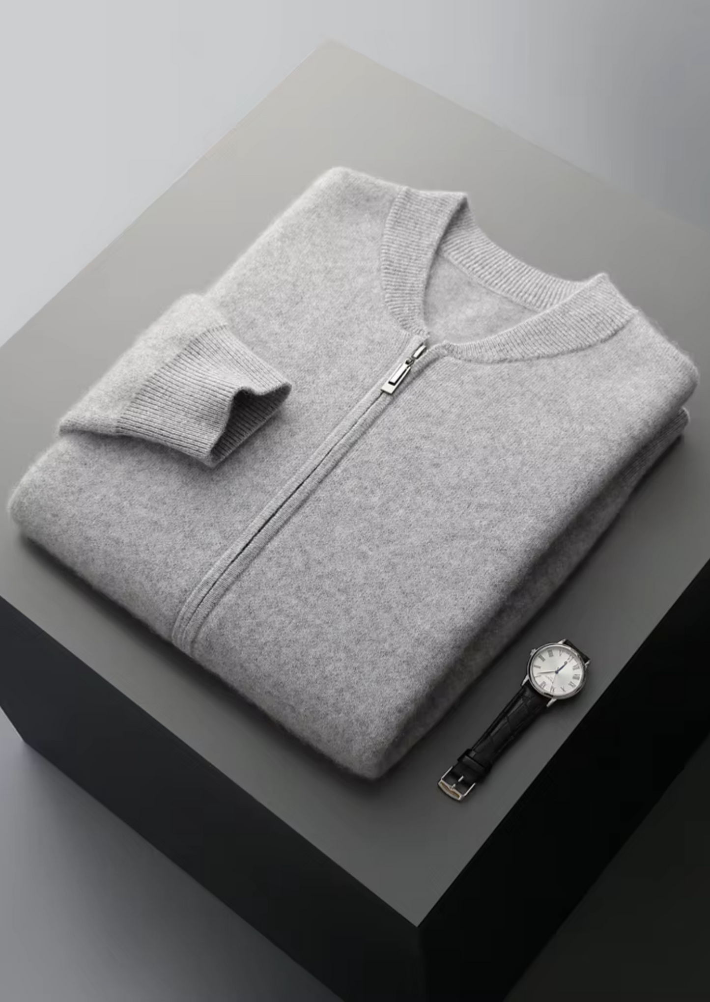 Merino Wool Fabio Set Grey Extra-Fine