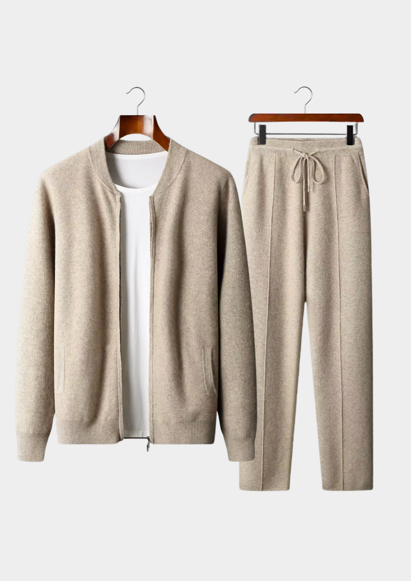 Merino Wool Set Grey Extra-Fine Wool