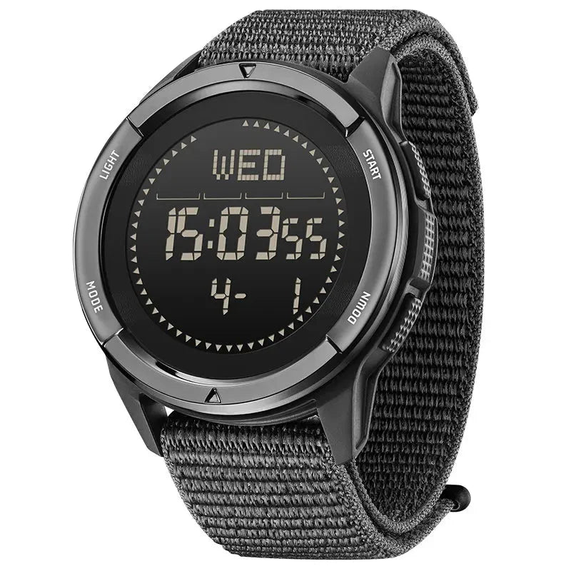 Military Digital Sports Watch with Compass and Water Resistance – Lightweight Carbon Fiber Design 8