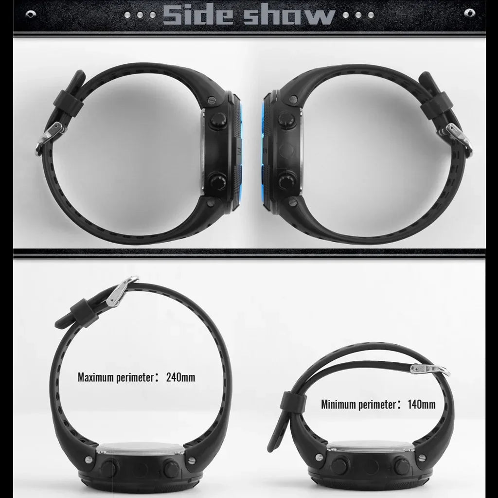 Multifunctional Waterproof Military Sports Watch with Digital Display and Shock Resistance 5