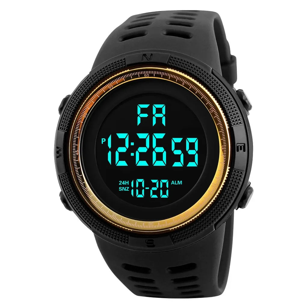 Multifunctional Waterproof Military Sports Watch with Digital Display and Shock Resistance 6