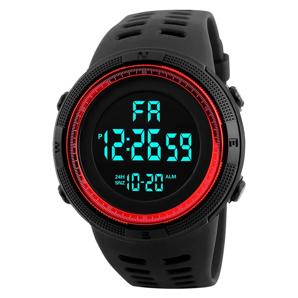 Multifunctional Waterproof Military Sports Watch with Digital Display and Shock Resistance 9