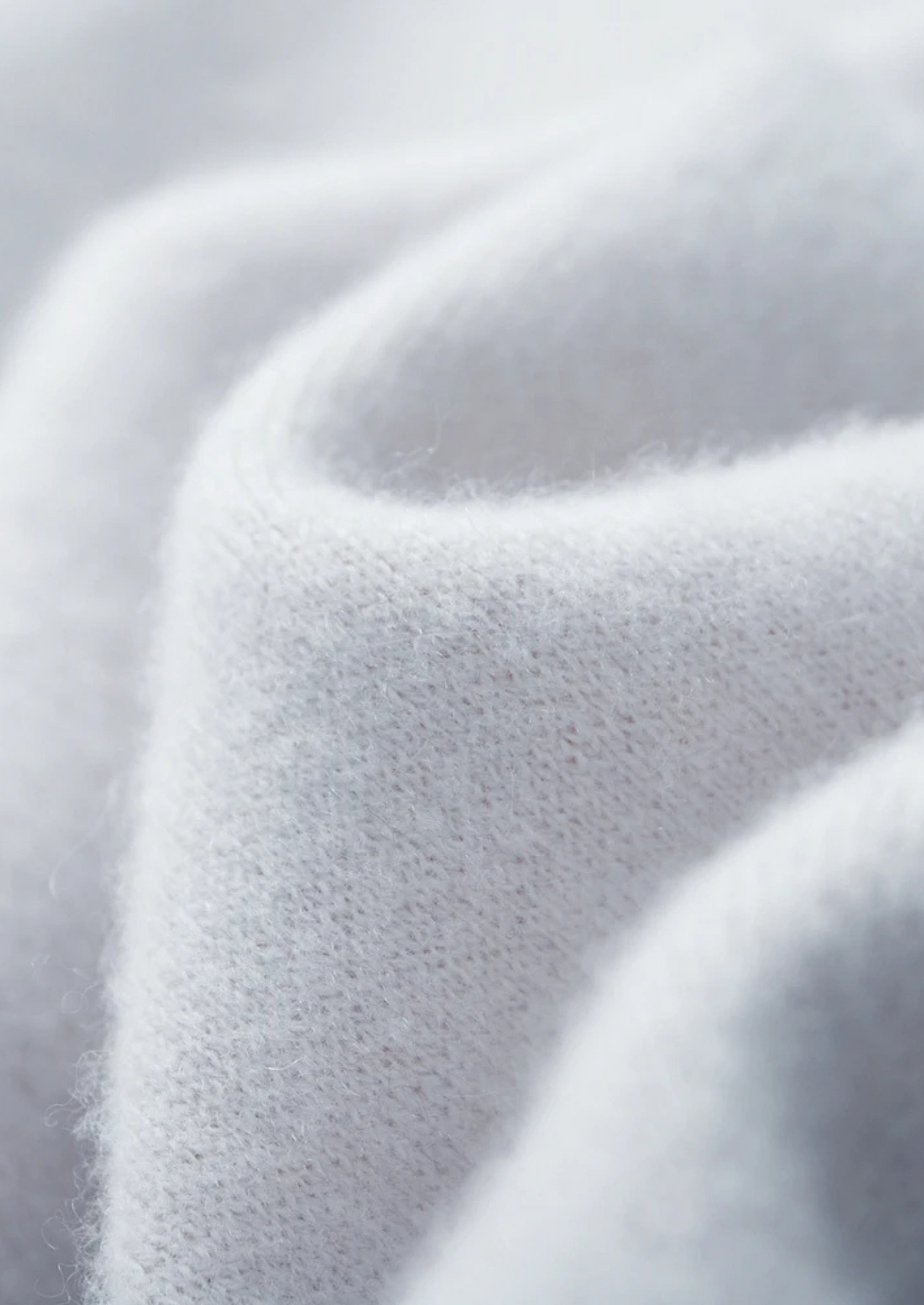 Premium Cashmere Two-Tone Zipper Hoodie