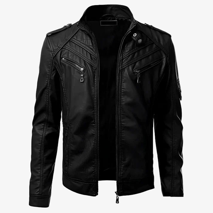 Reuben - Stylish Multiple Pockets Premium Biker Jacket