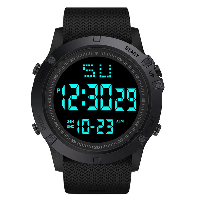 Rugged LED Digital Military Sports Watch for Men and Kids - Water Resistant, Shock Resistant with Stopwatch and Alarm 10