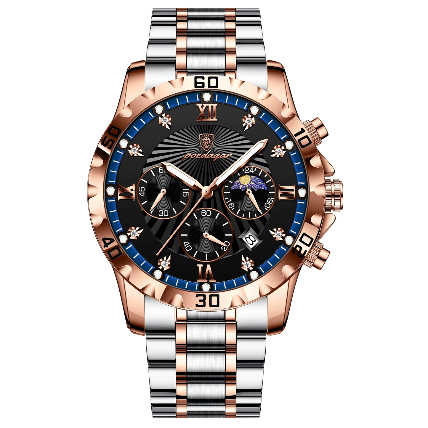 Swiss Automatic Mechanical Watch - Waterproof & Stylish Design