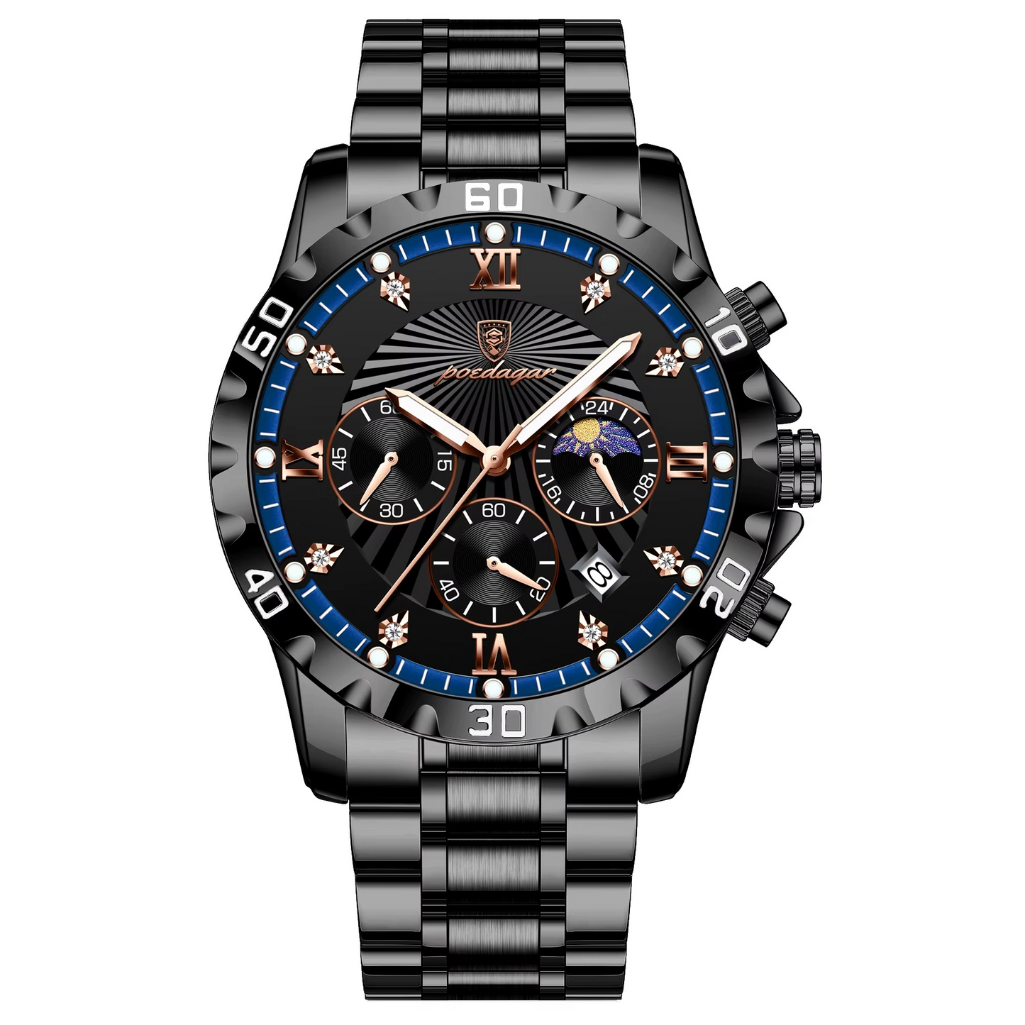 Swiss Automatic Mechanical Watch - Waterproof & Stylish Design