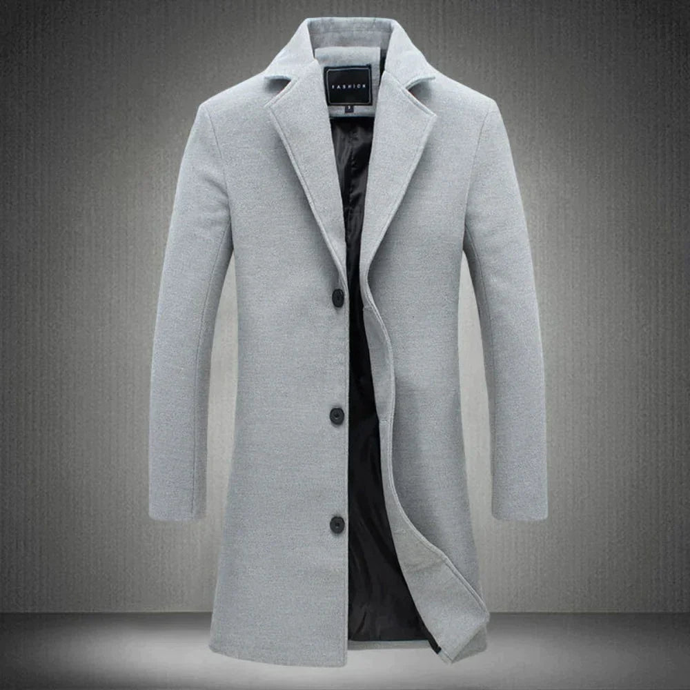 Stylish Men's Elegant Coat - Premium Quality Outerwear for Formal and Casual Occasions - Perfect for Every Season