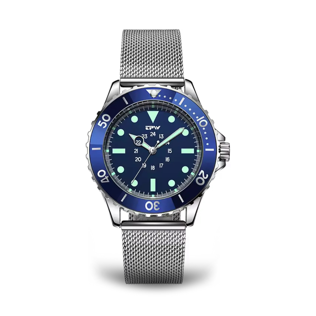 Tactical Diver Field Watch - Durable 40mm Case, Stylish & Versatile 10