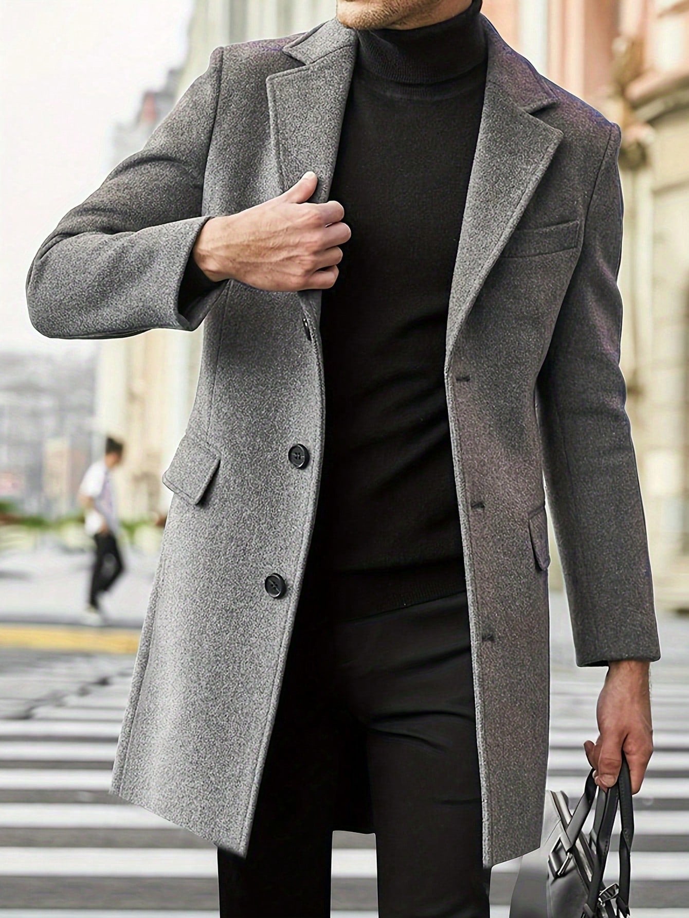 Theo – Formal Warm Coat with Casual Elegance