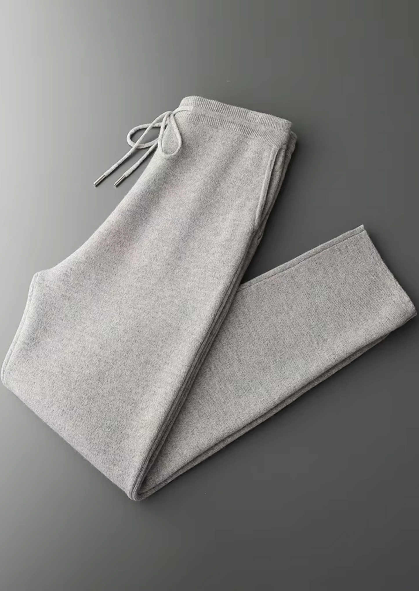 Two-Tone Merino Wool Set Grey and Cream