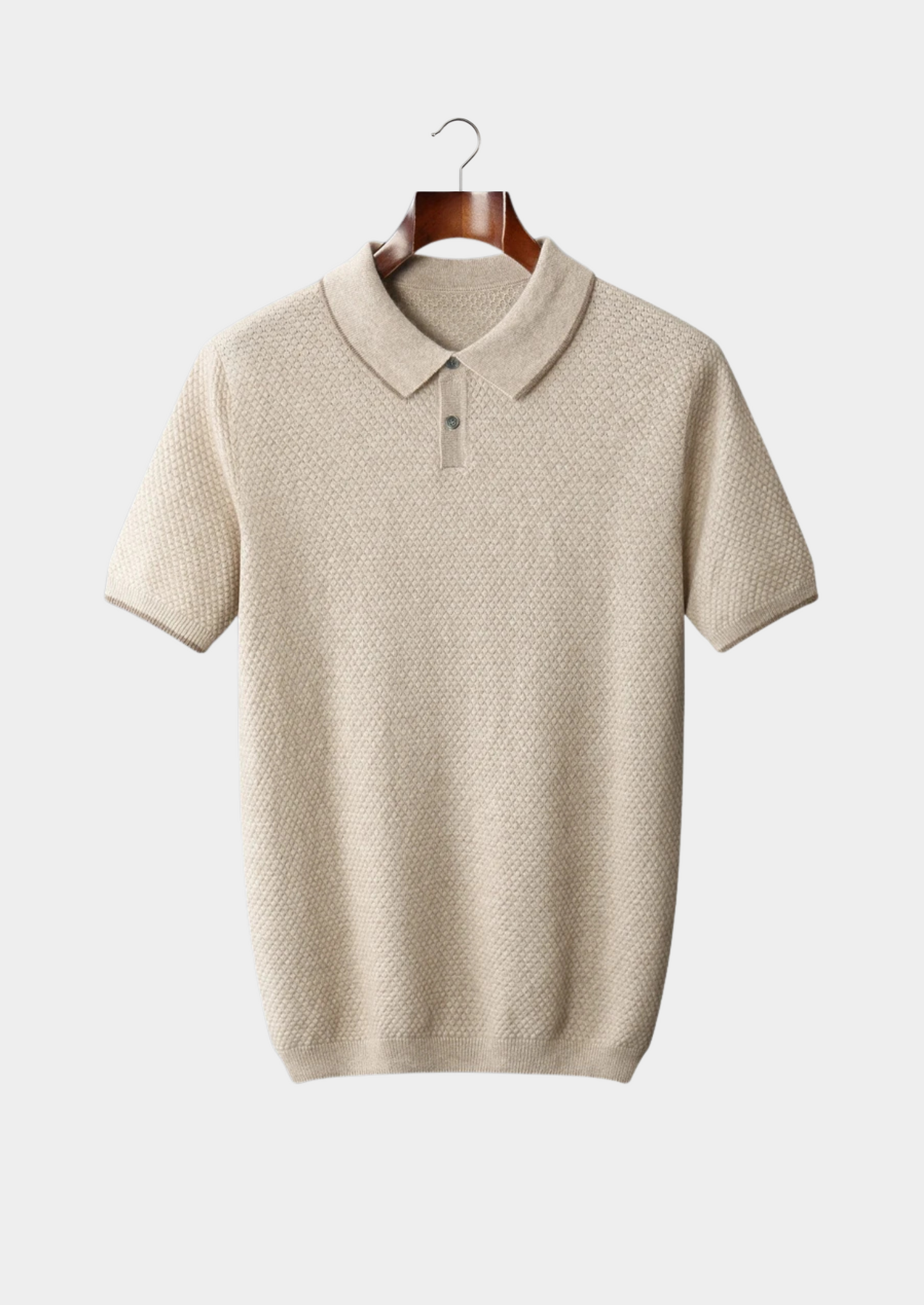 Two-Tone Polo Shirt Cashmere 0