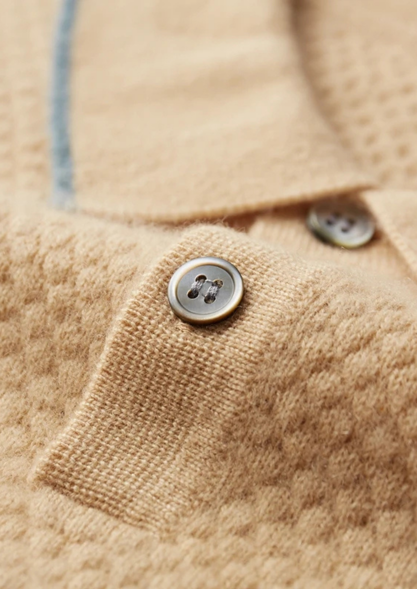 Two-Tone Polo Shirt Cashmere 4