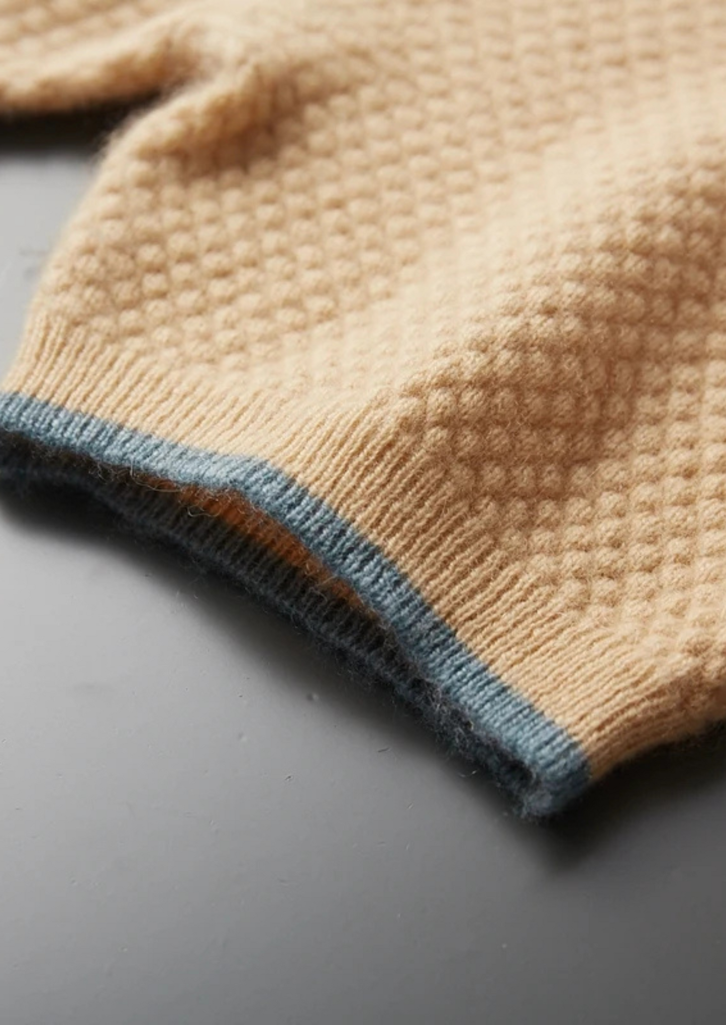 Two-Tone Polo Shirt Cashmere 7