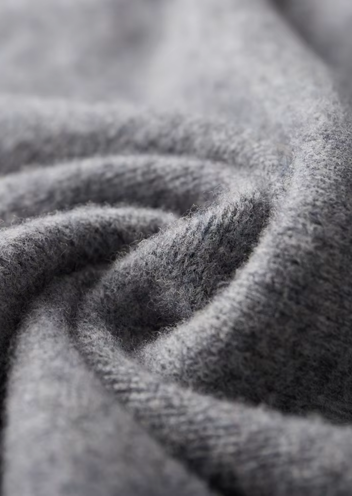 Two-Tone Zip Cardigan Extra-Fine Merino Wool