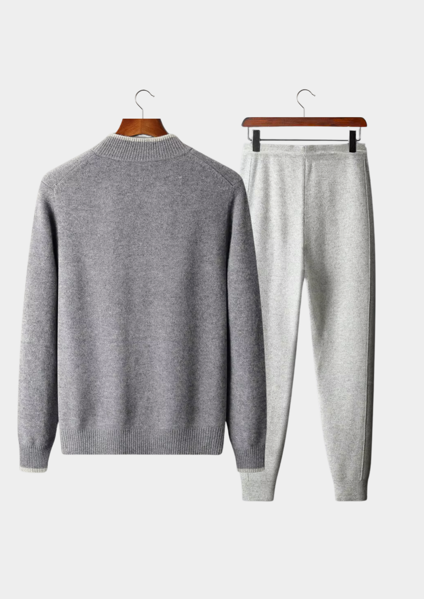Two Tone Merino Wool Set Grey Extra-Fine
