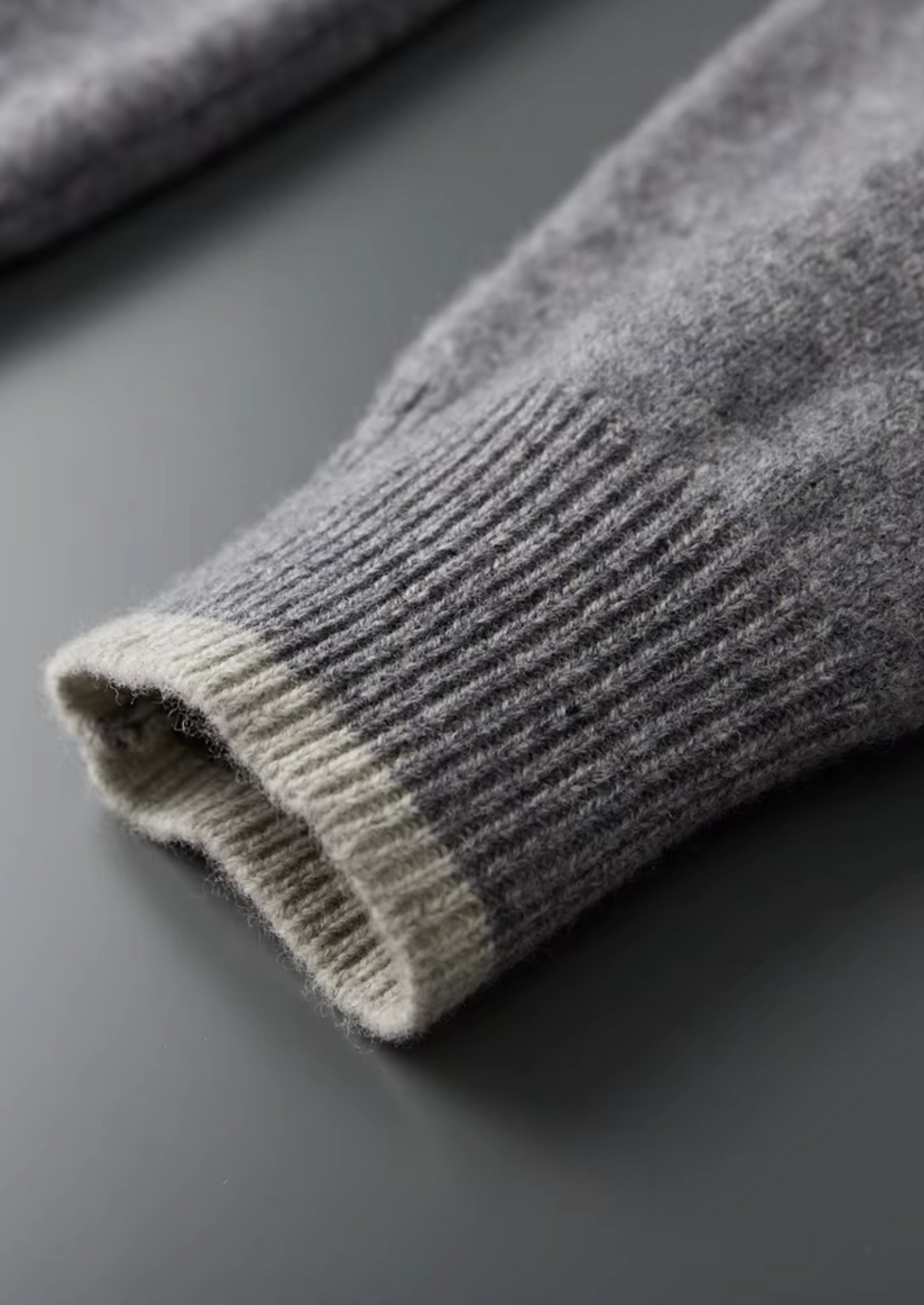 Two Tone Merino Wool Set Grey Extra-Fine