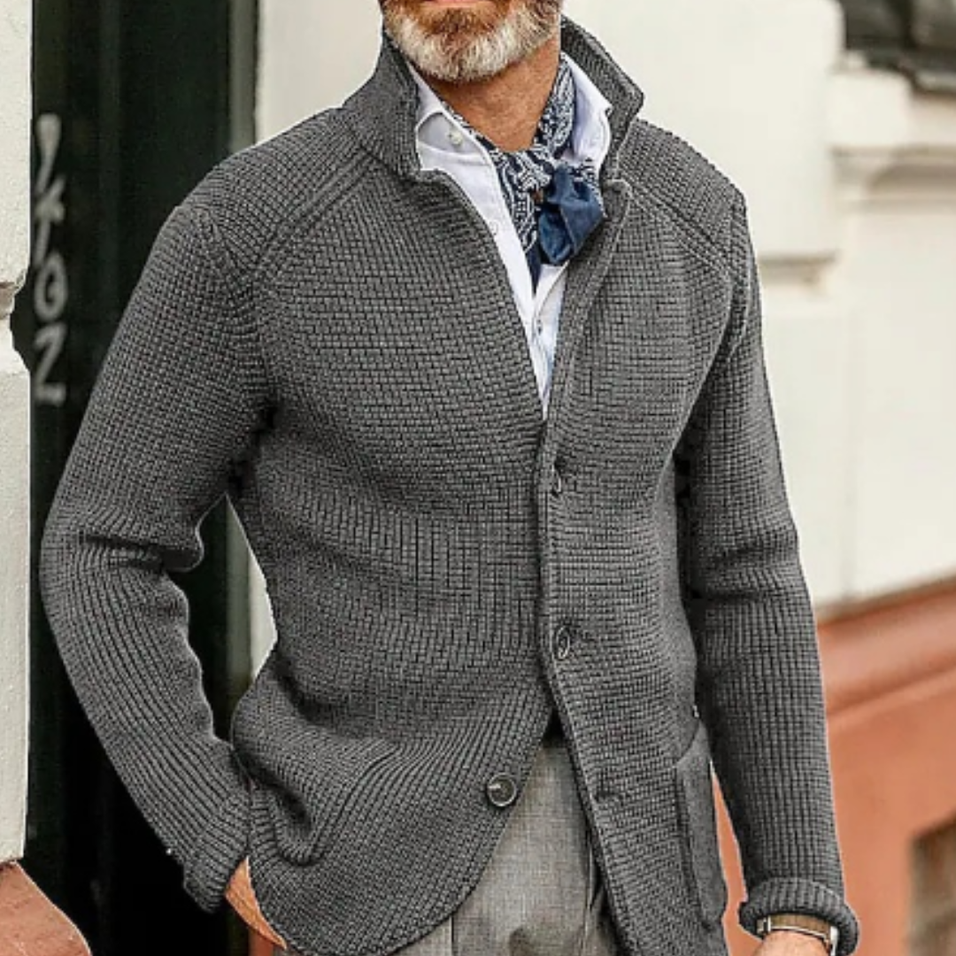 Austin - Cozy & Stylish Warm Button-Down Cardigan