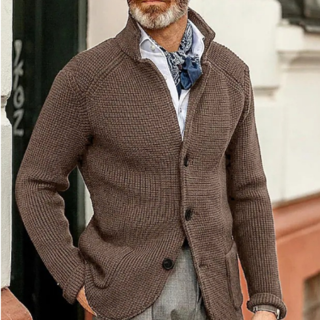 Austin - Cozy & Stylish Warm Button-Down Cardigan