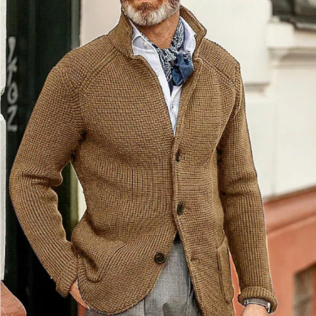 Austin - Cozy & Stylish Warm Button-Down Cardigan