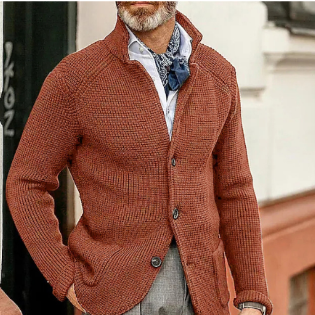 Austin - Cozy & Stylish Warm Button-Down Cardigan