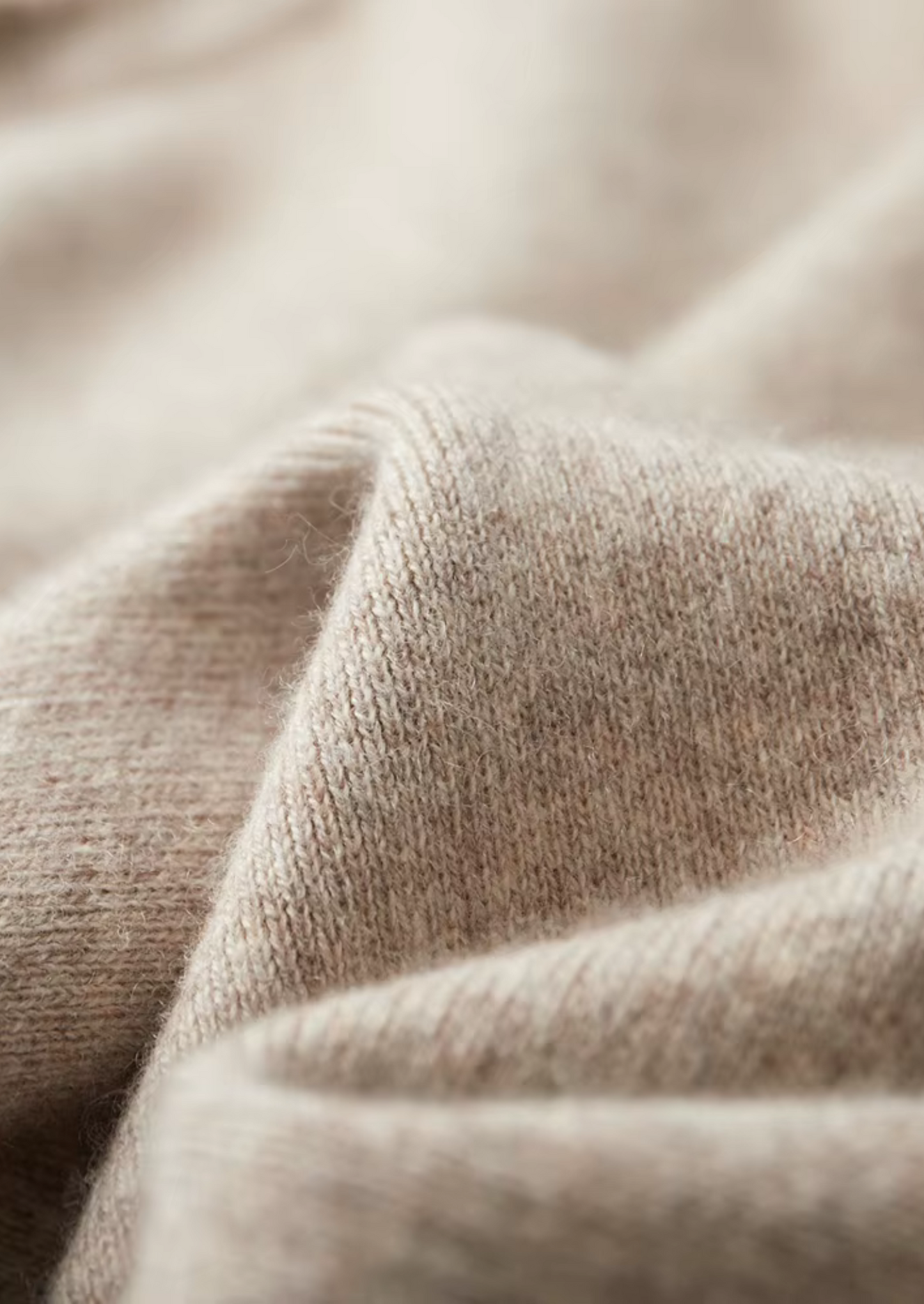 Women's Loungewear Set Beige Extra-Fine Merino Wool 4