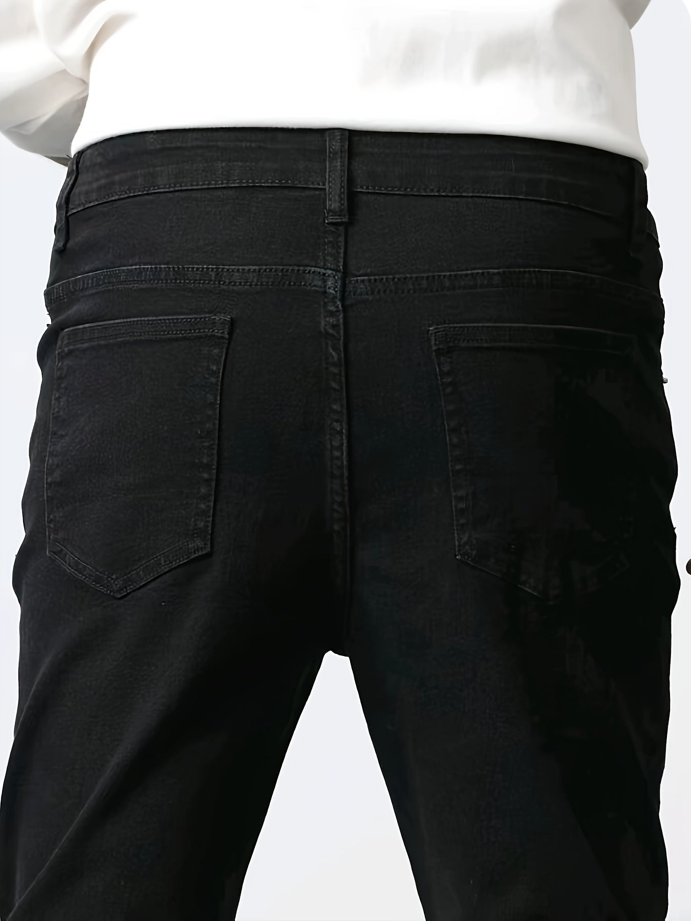Women's Slim Fit Jeans Blue Stretch Denim 4