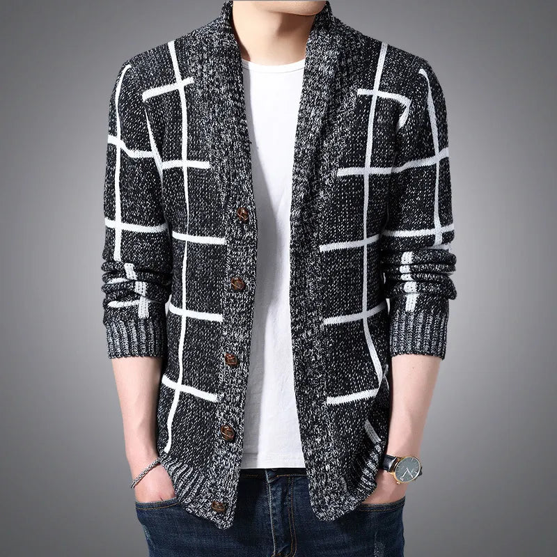 Men's Sweater Multicolor Wool Cozy Knitted